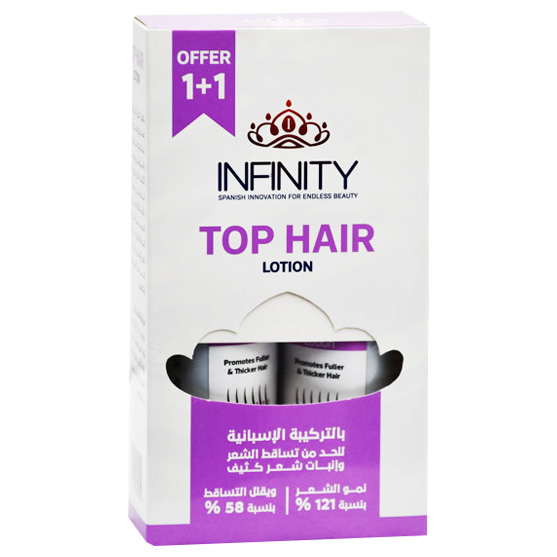 Infinity Top Hair Anti Hair Loss Lotion 2X120ml (Offer Pack)