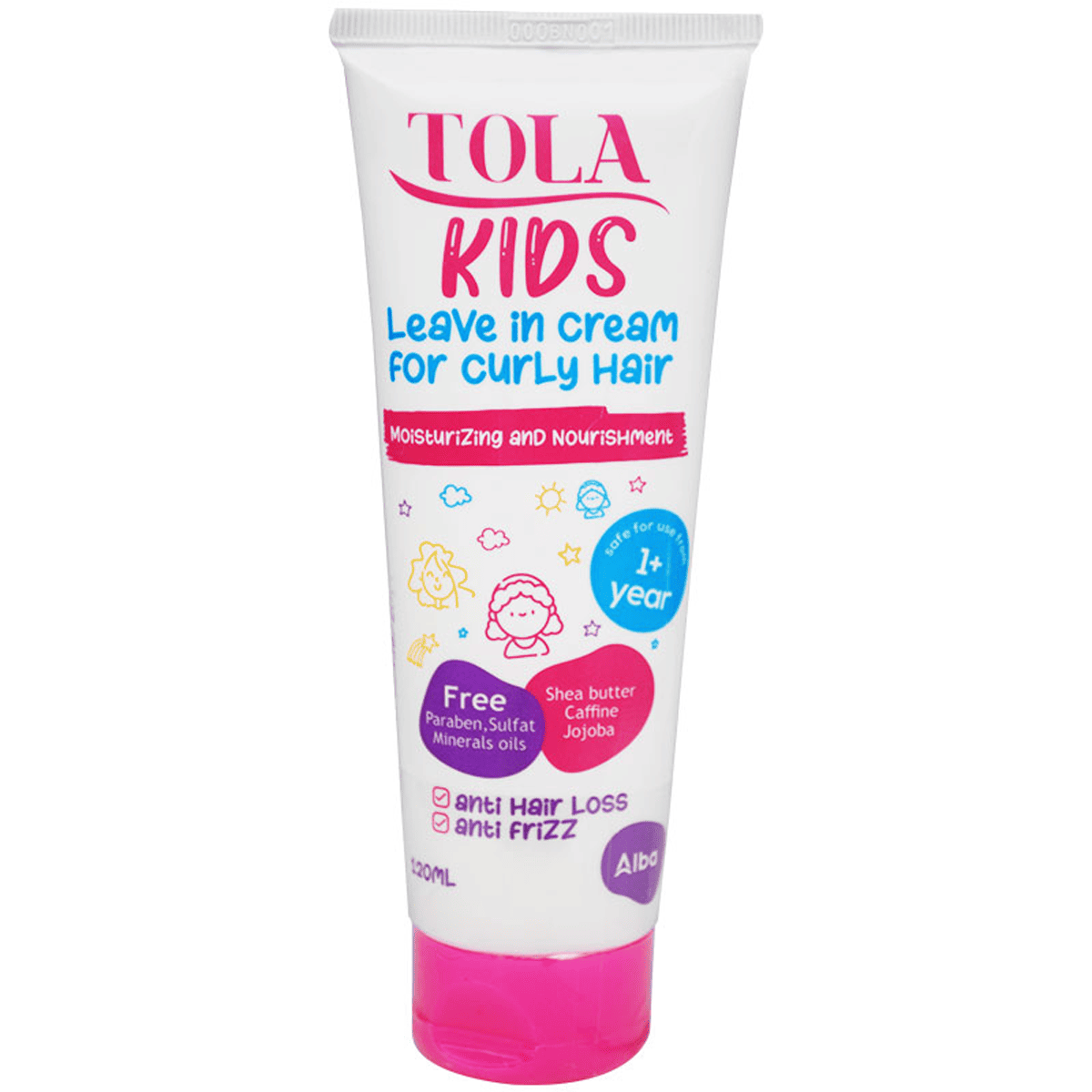 Tola Kids Leave In Cream For Curly Hair 120ml