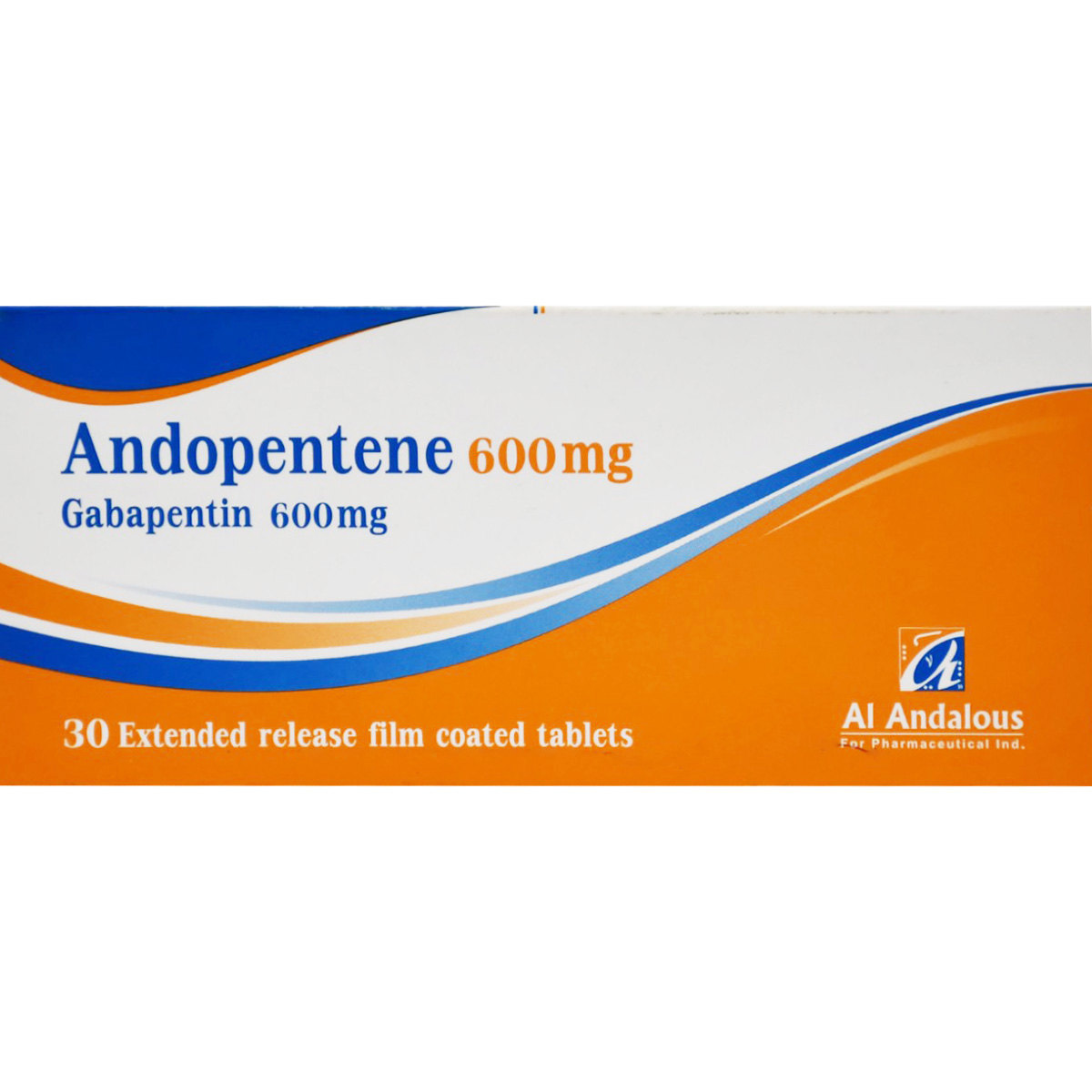 Andopentene 600mg 30 Film Coated Tablets