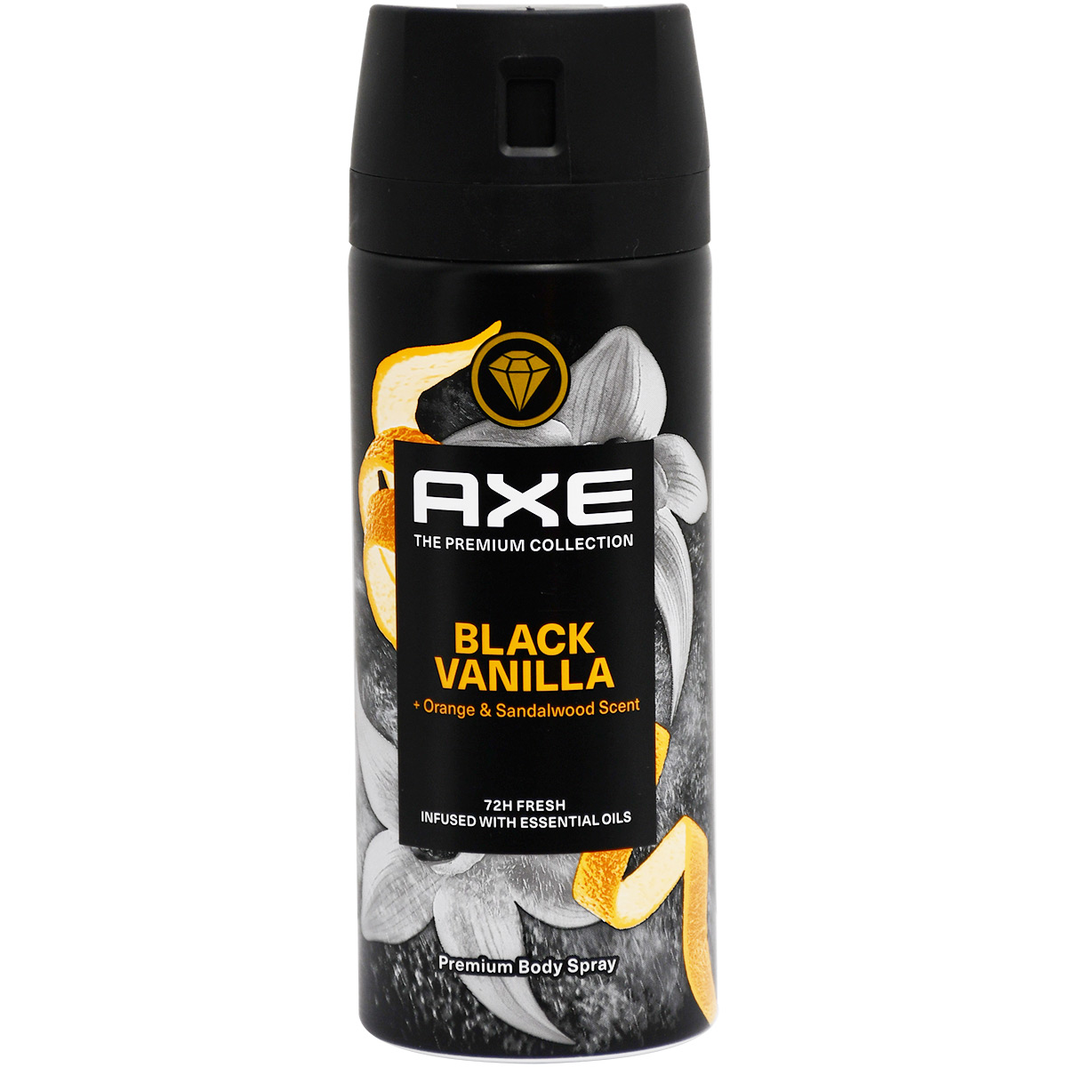 Axe Black Vanilla 72H Deodorant Spray For Men 150 ml