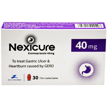 Nexicure 40mg 30 Film Coated Tablets