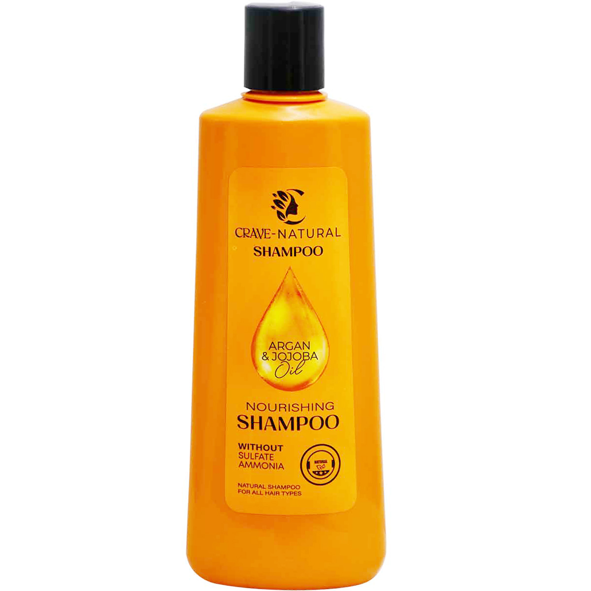 Crave Natural Argan & Jojoba Nourishing Shampoo 400 ml