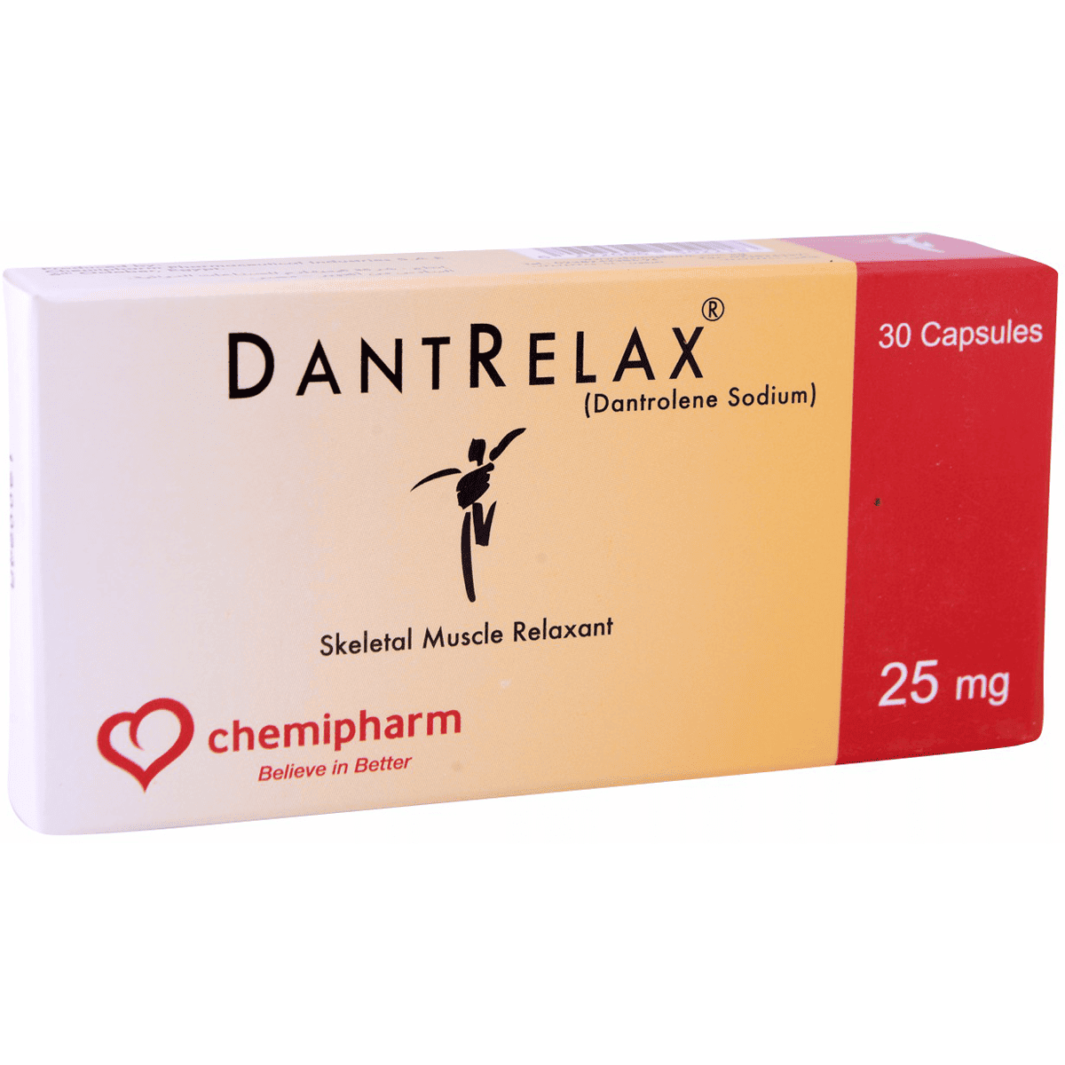 Dantrelax 25mg 30 Capsules