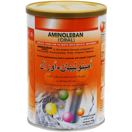 Aminoleban Oral (Orange Flavor) Powder 450gm