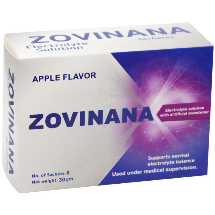 Zovinana 30 gm Apple Flavor 6 Sachets