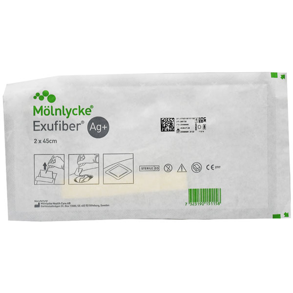 Molnlycke Exufiber Ag Plus 2 x 45cm