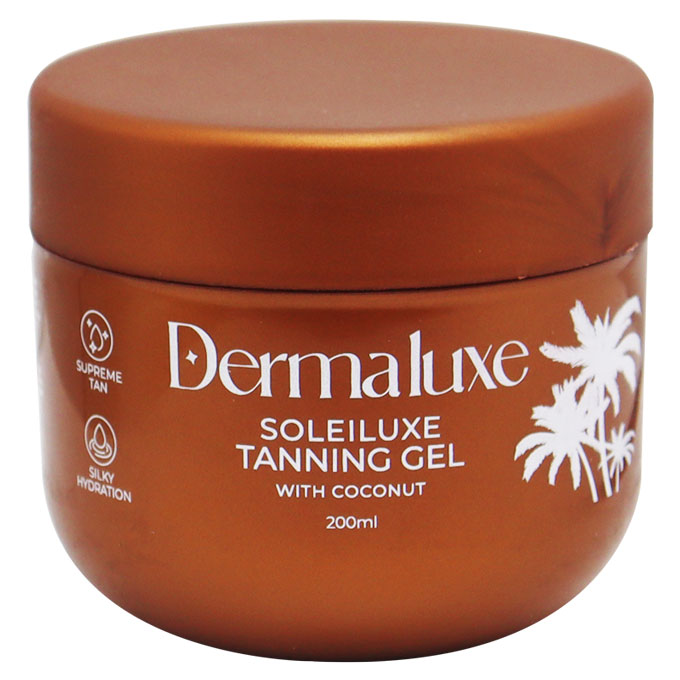 Dermaluxe Soleiluxe Tanning Gel with Coconut 200ml