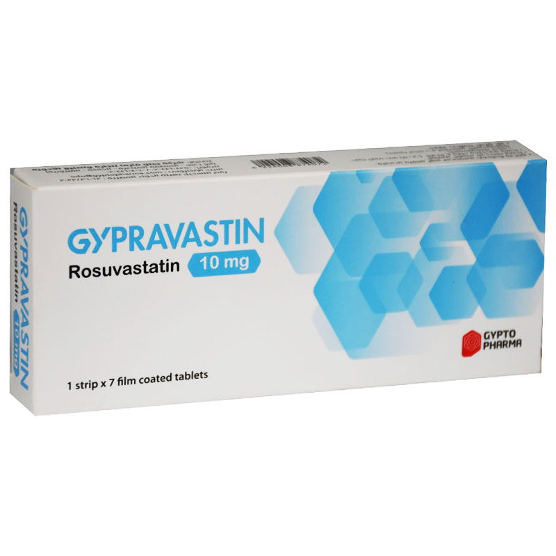 Gypravastin 10mg 7 Film Coated Tablets