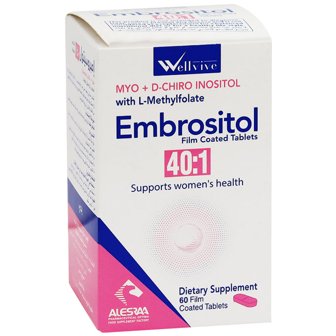 Embrositol (40:1) for Women 60 Film Coated Tablets