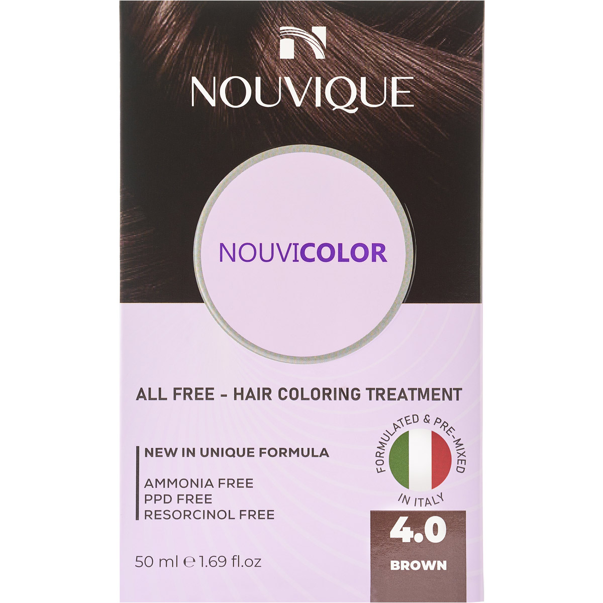 Nouvique Nouvicolor Hair Brown 50 ml/4.0