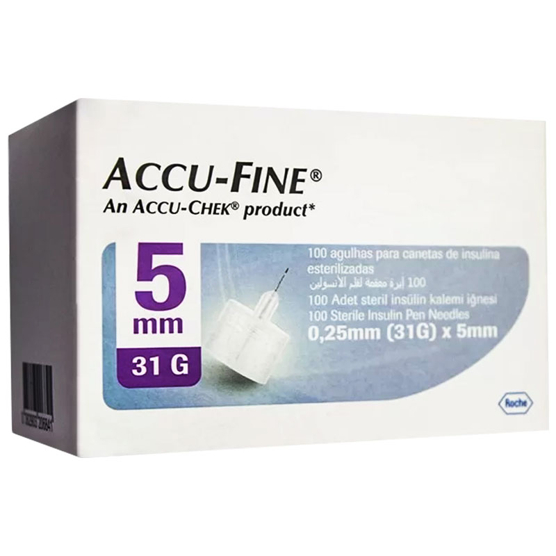 Accu-Fine 5MMx31G 100 Pen Needle