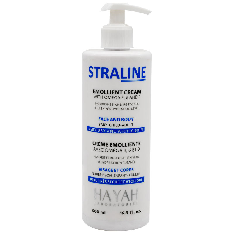 Straline Emollient Face&Body Cream 500ml