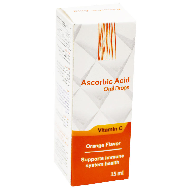 Ascorbic Acid Orange Flavor Oral Drops 15ml