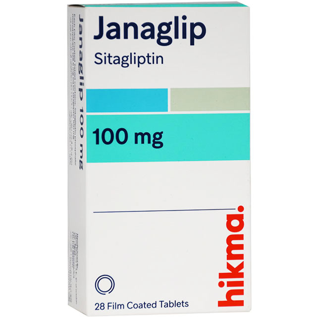 Janaglip 100mg 28 Film Coated Tablets