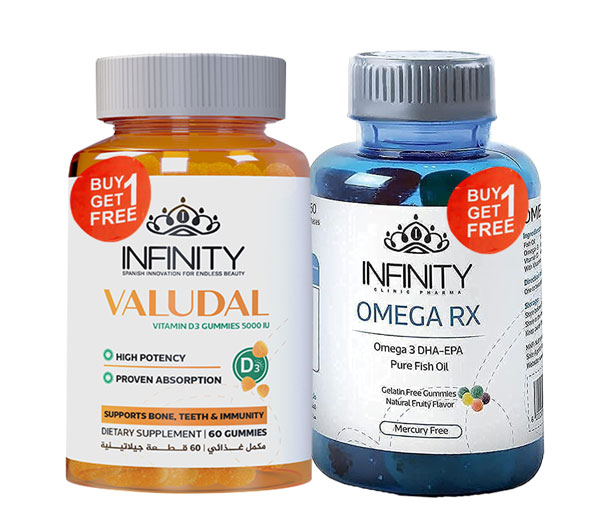 Omega RX 60 Gummies + Valudal 60 Gummies (Offer Pack)