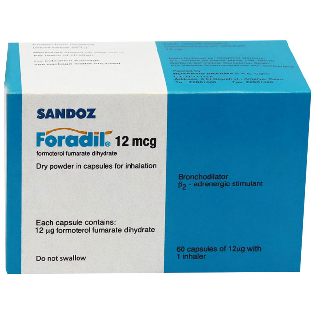 Foradil 12 mcg 60 Inhalation Capsules
