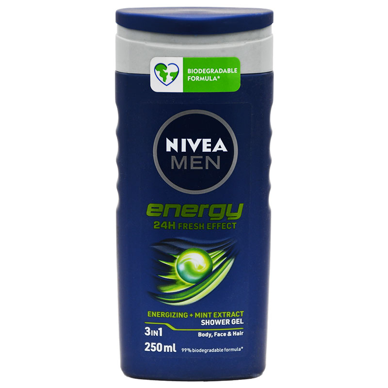Nivea Energy With Mint Shower Gel For Men 250ml