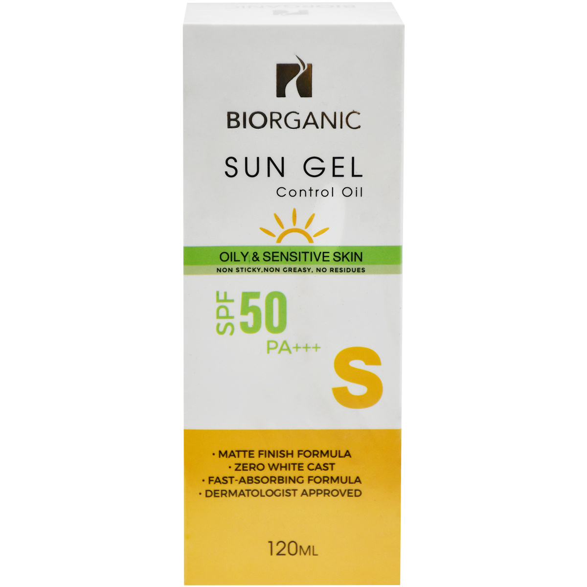 Biorganic Sun Gel Control Oil SPF(50+) 120 ml