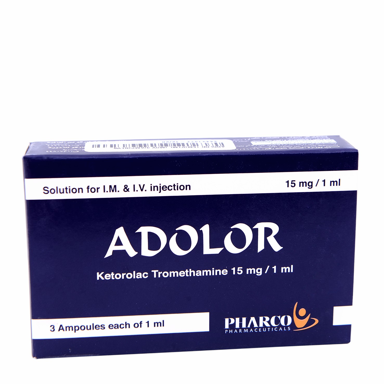 Adolor 15Mg/1ml Intramacular/Intravenous 3 Ampoules