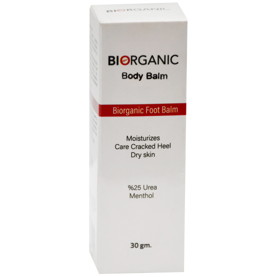 Biorganic Foot Balm For Moisturizing Cracked Heel 30gm