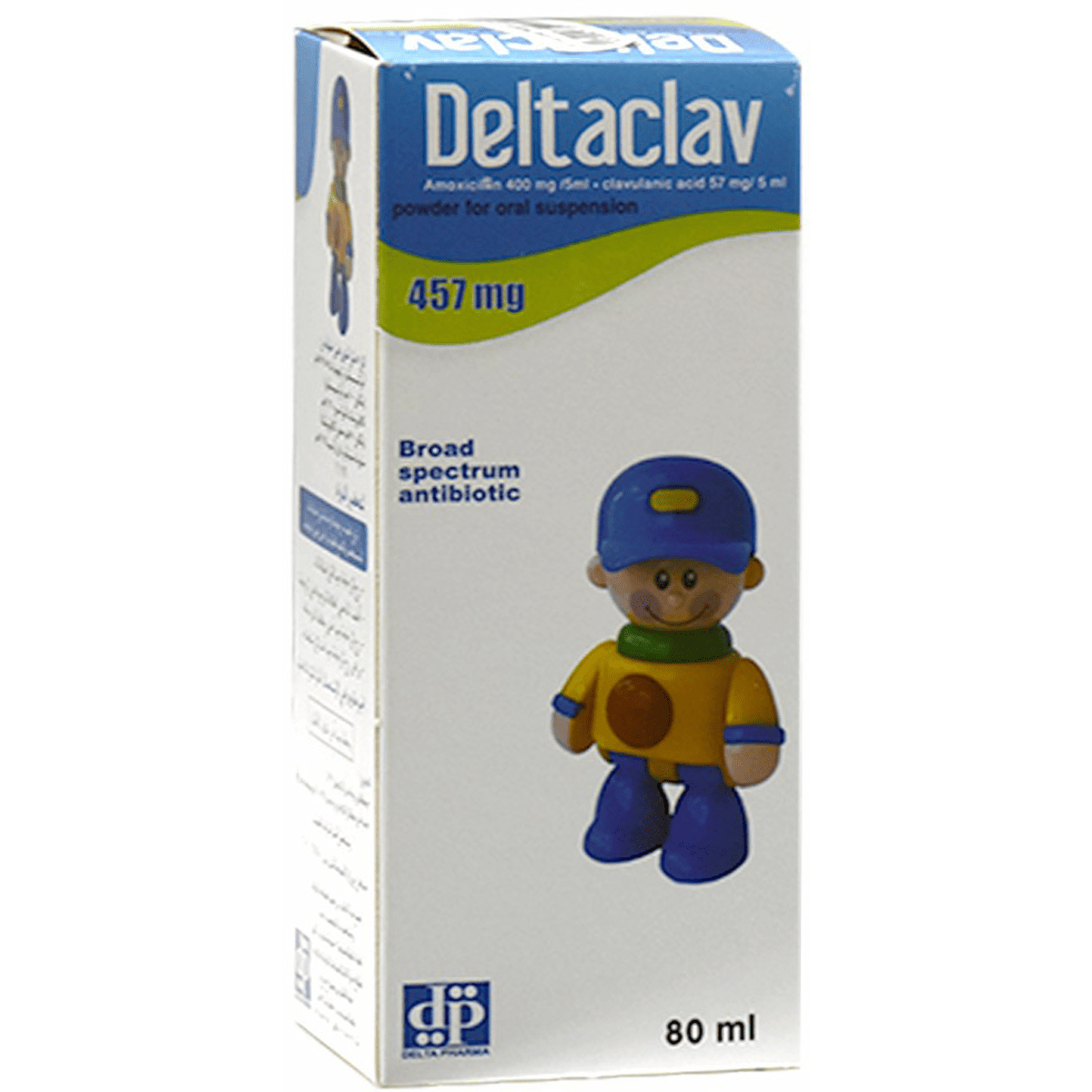 Deltaclav457mg (400 + 57Mg/5M) 80m Suspension