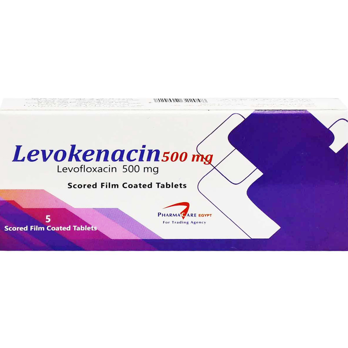 Levokenacin 500 mg 5 Scored Film Coated Tablets