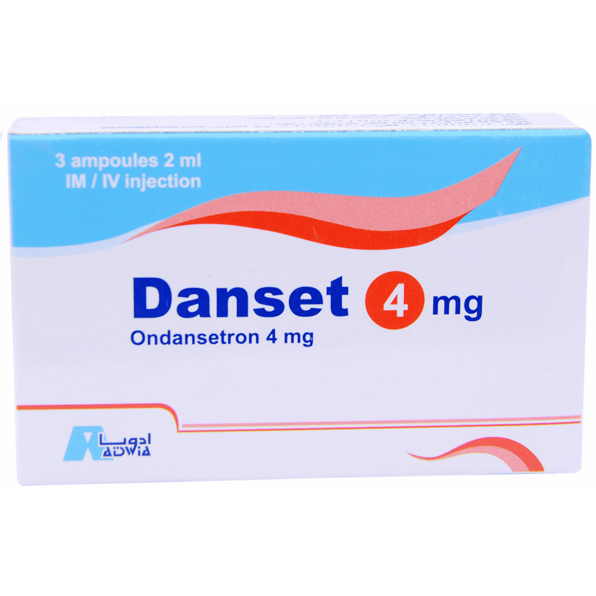 Danset 4Mg/2ml Intramacular/Intravenous 3 Ampoules