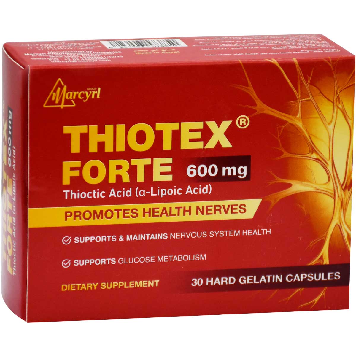 Thiotex Forte 600mg 30 Hard Capsules