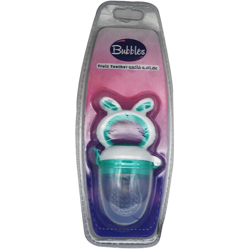 Bubbles Fruit Teether Green