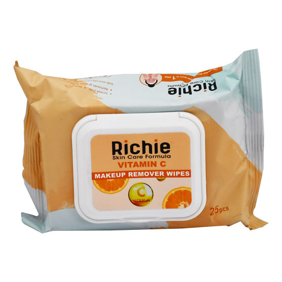 Richie Vitamin C Makeup Remover Wipes 25 Pieces