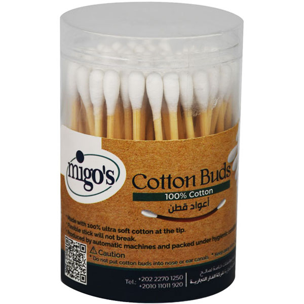 Migos Cotton Buds Wooden Sticks 100 pieces