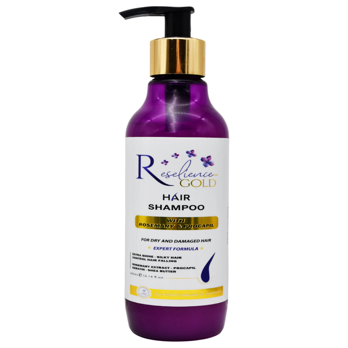 Reselience Gold Shampoo for Dry and Damaged Hair 300ml