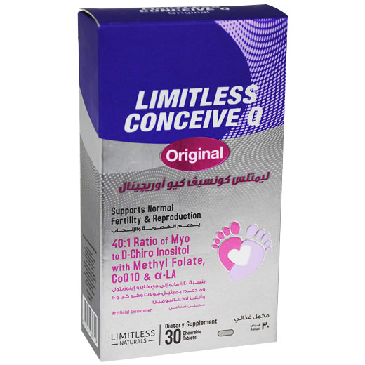 Limitless Conceive Q Original 30 Chewable Tablets