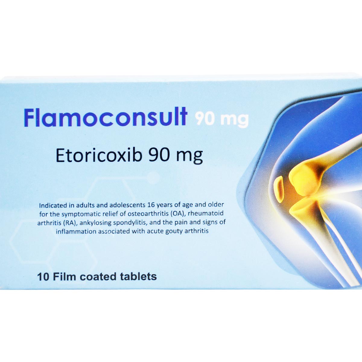 Flamoconsult 90mg 10 Film Coated Tablets