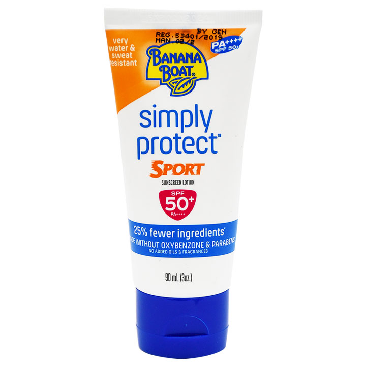 Banana Boat Simply Protect Sport Sunscreen (SPF 50+) Lotion 90ml