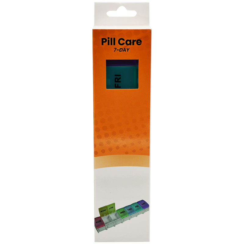 Pill Care 7 Day 1 Doses (Large Colored Bar)