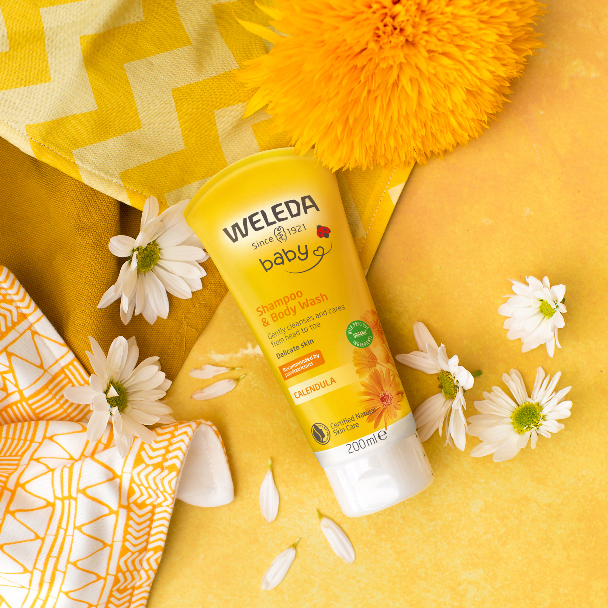 Weleda Baby Calendula Shampoo and Body Wash 200ml