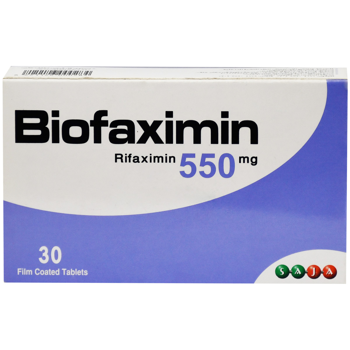 Biofaximin 550 mg 30 Film Coated Tablets