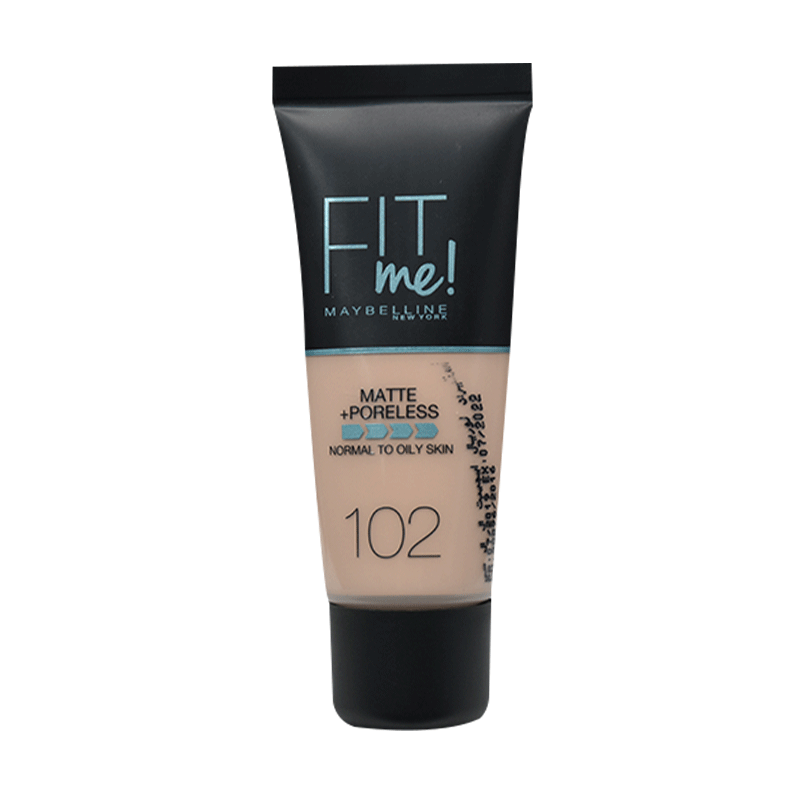 Maybelline Fit Me Matte + Poreless Liquid Foundation /102 Fair Ivory
