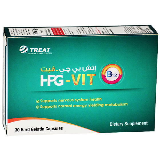 HPG Vit B12 30 Hard Gelatin capsules