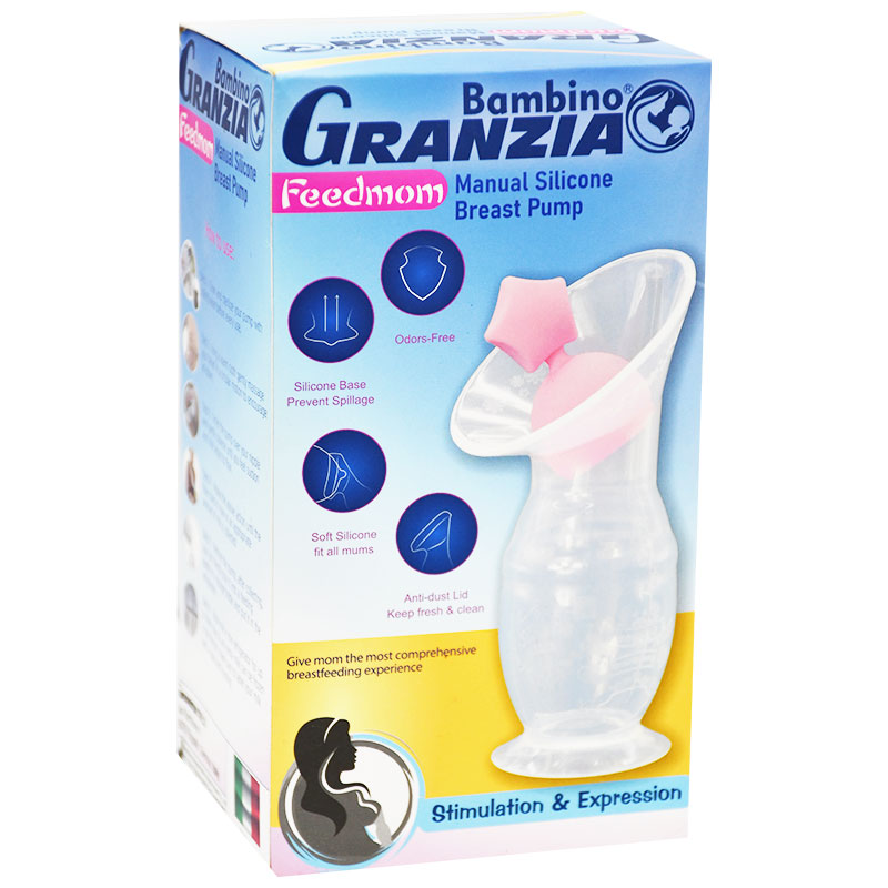 Granzia Manual Silicone Breast Pump Feed Mom/B22198Xps