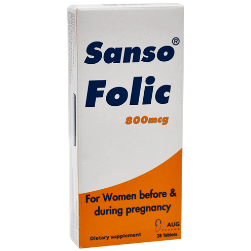 Sanso Folic 800&micro; 28 Tablet