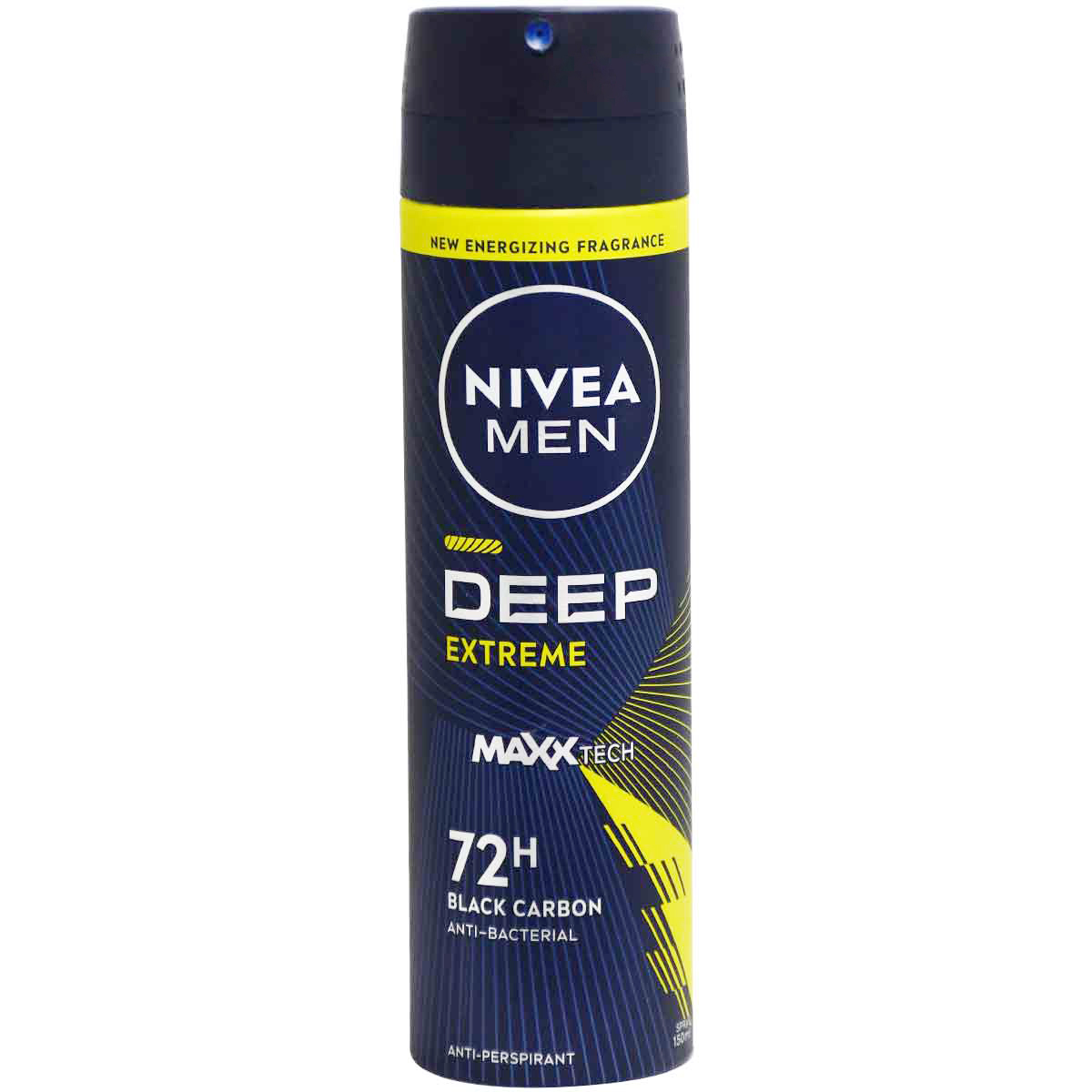 Nivea Men Deep Extreme Black Carbon Deodorant Spray 150 ml