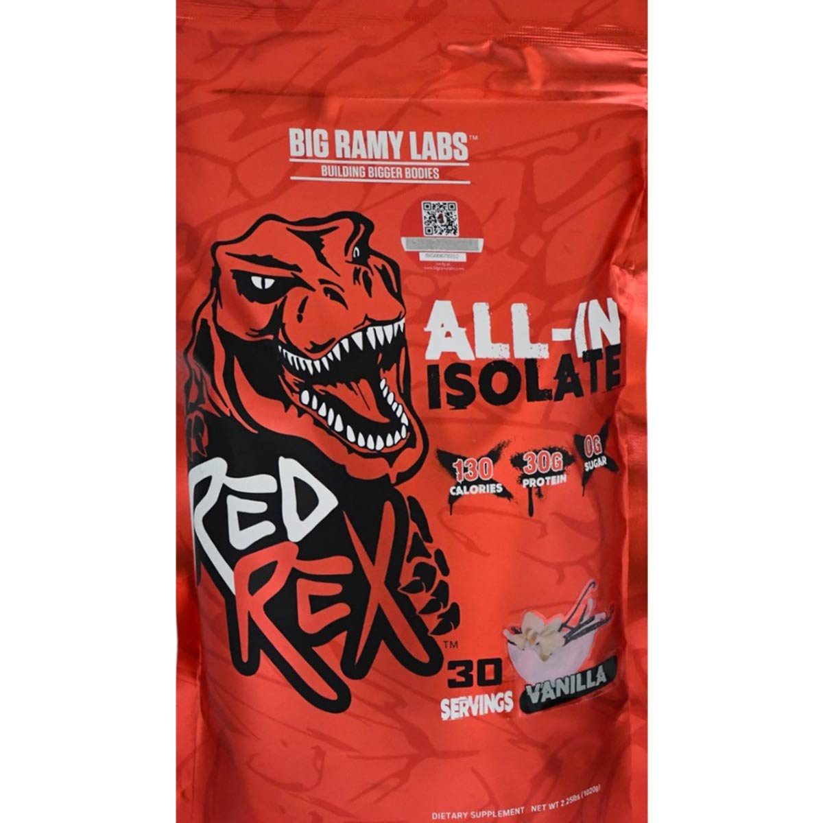 Red Rex All In Isolate Vanilla 1020gm image number 0
