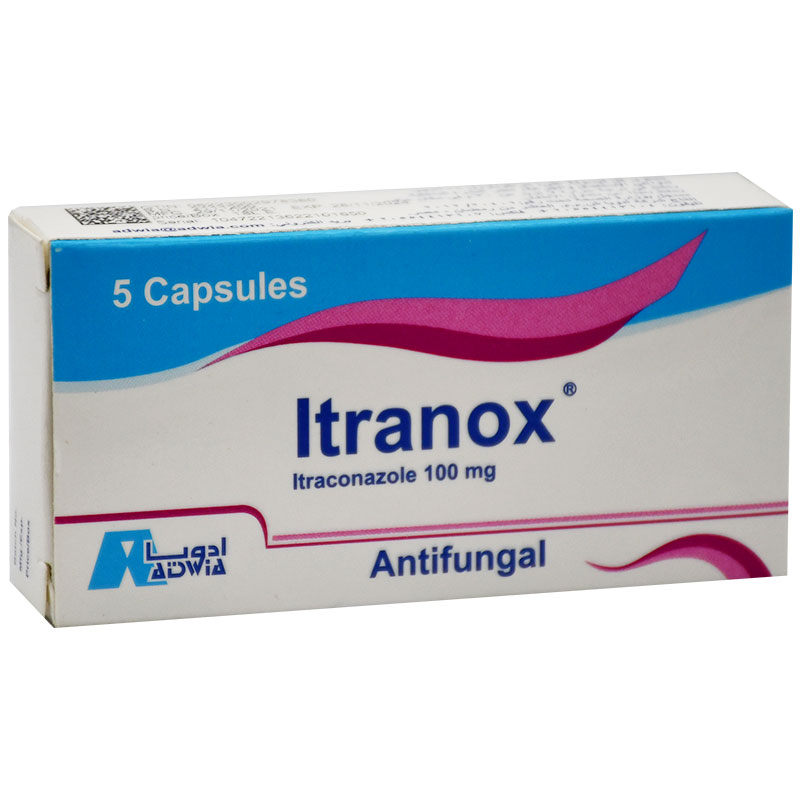 Itranox 100mg 5 Capsule