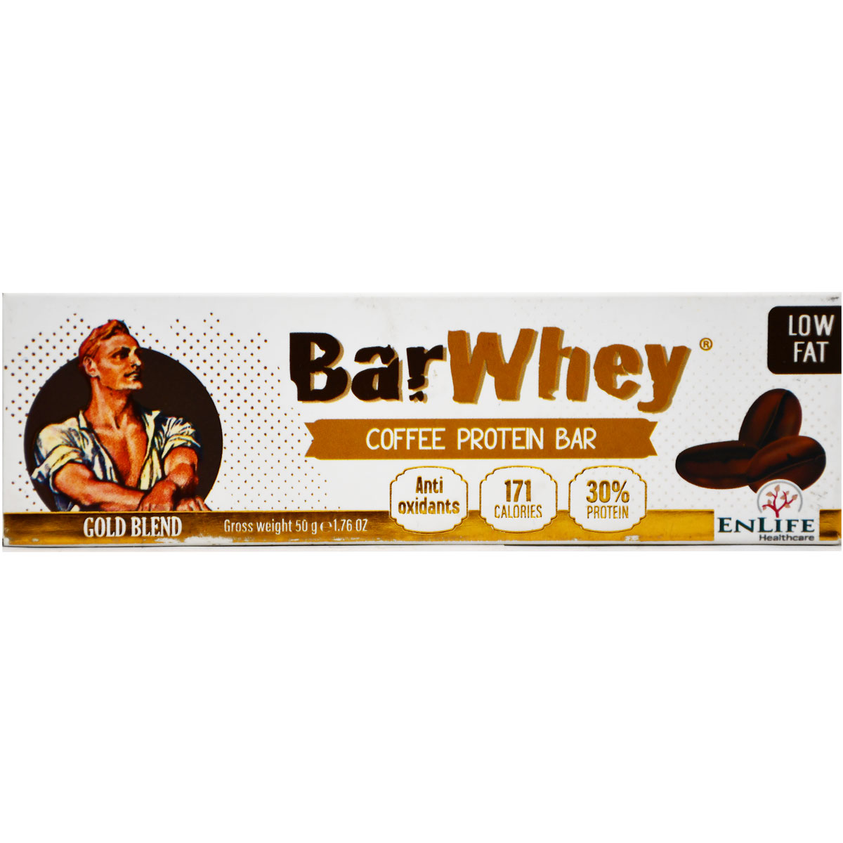 Bar Whey Gold Blend Coffee Protein Bar 50gm