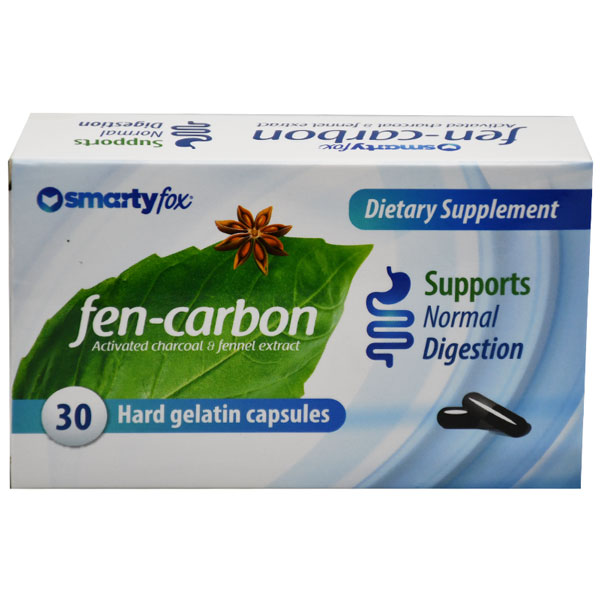 Smarty Fox Fen-Carbon 30 Hard Gelatin Capsules