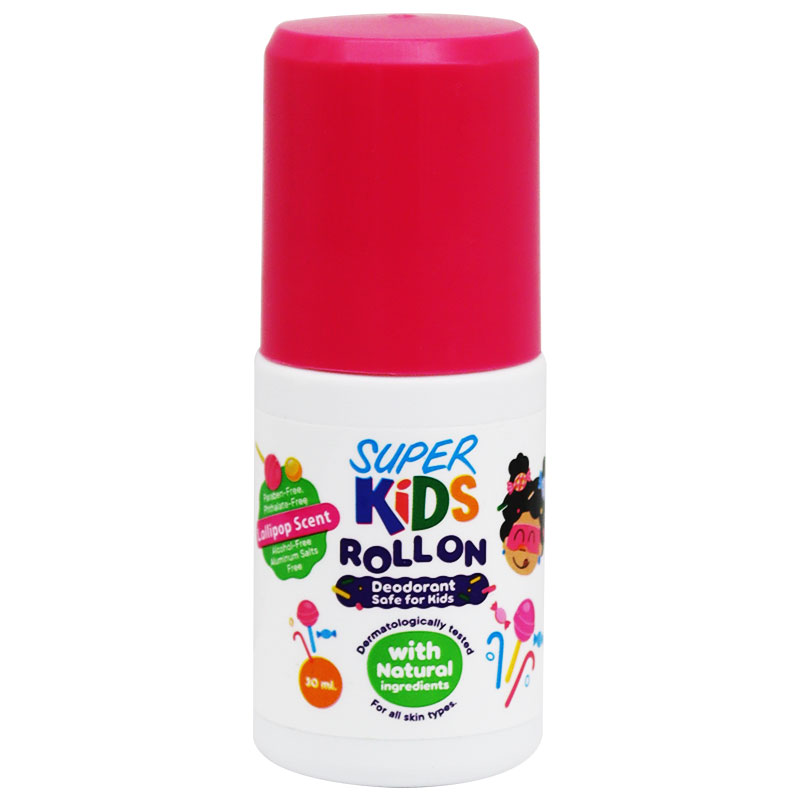 Super Kids Lollipop Scent Deodorant Roll On 30ml