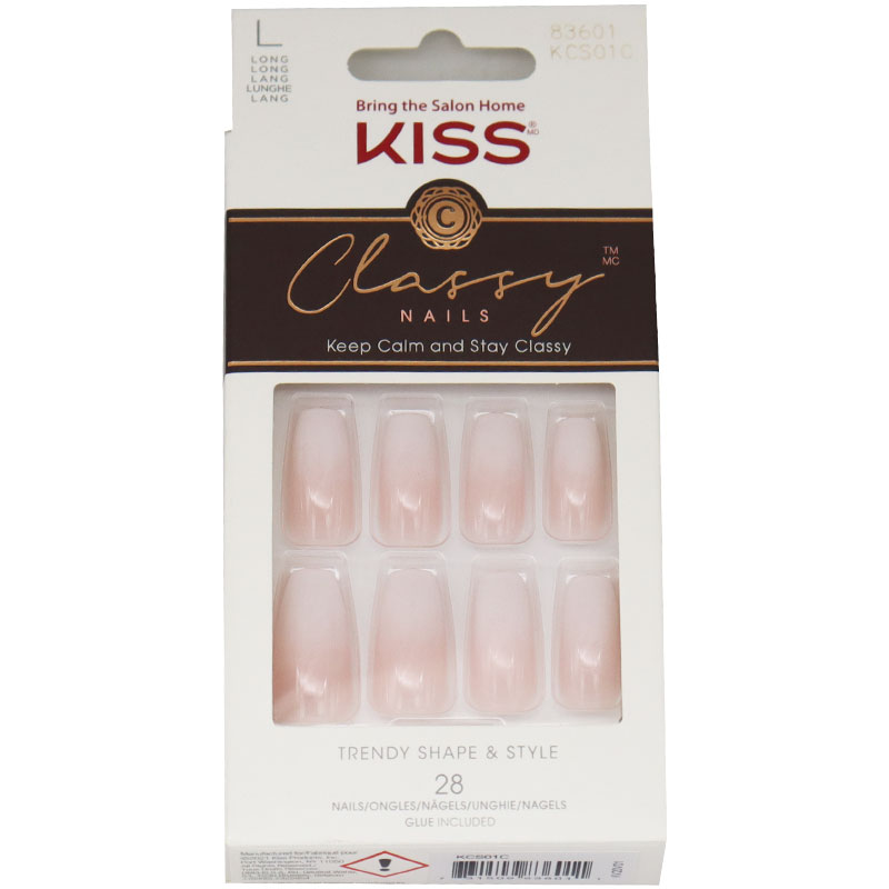 Kiss Classy Nails 28 pieces /Kcs01C