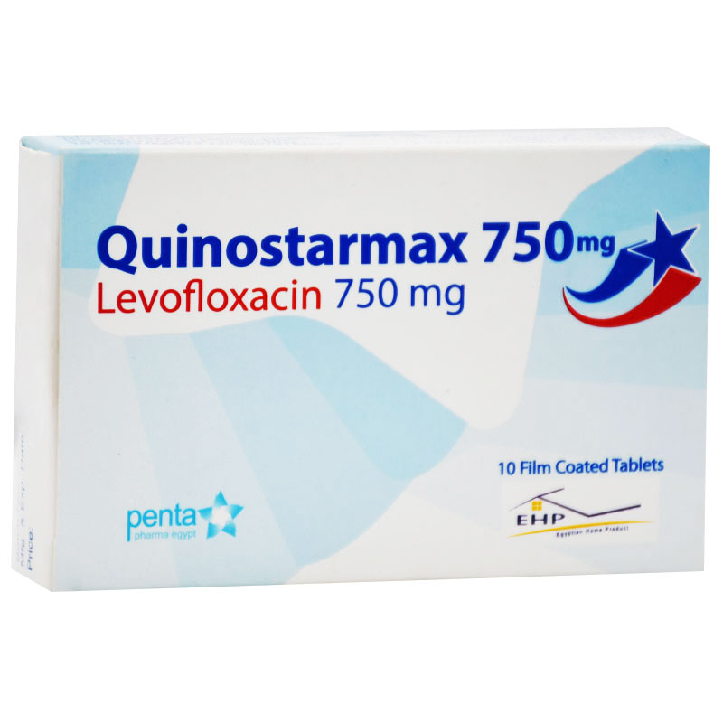 Quinostarmax 750mg 10 Film coated tablets